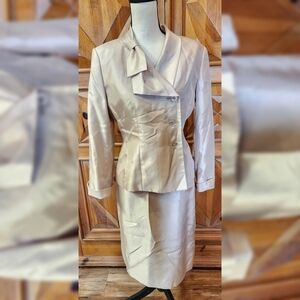 Le Suit Skirt Set Sz 10